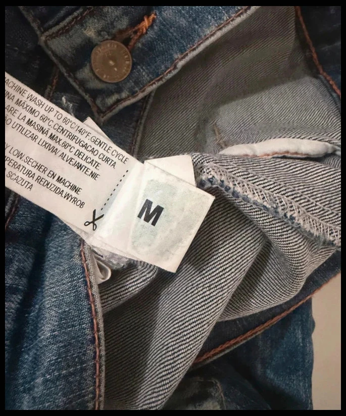 Faded vintage denim jacket - size m Zara Man Denim Wear – photo 7